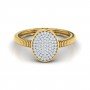 Radiant Texture Diamond Ring