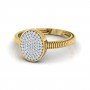 Radiant Texture Diamond Ring