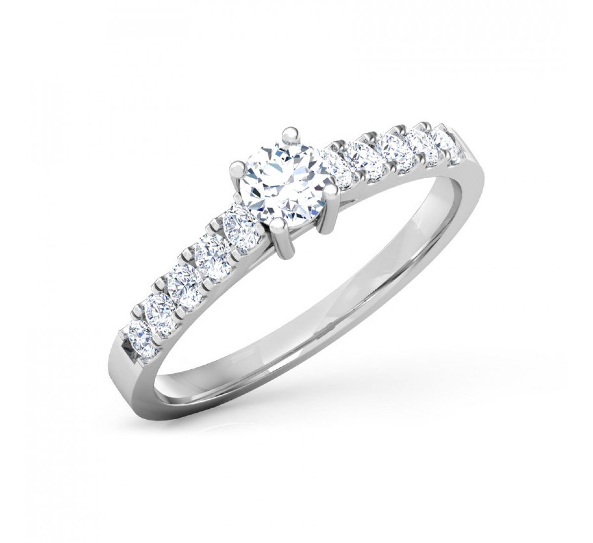 Ambrosia Solitaire Diamond Ring