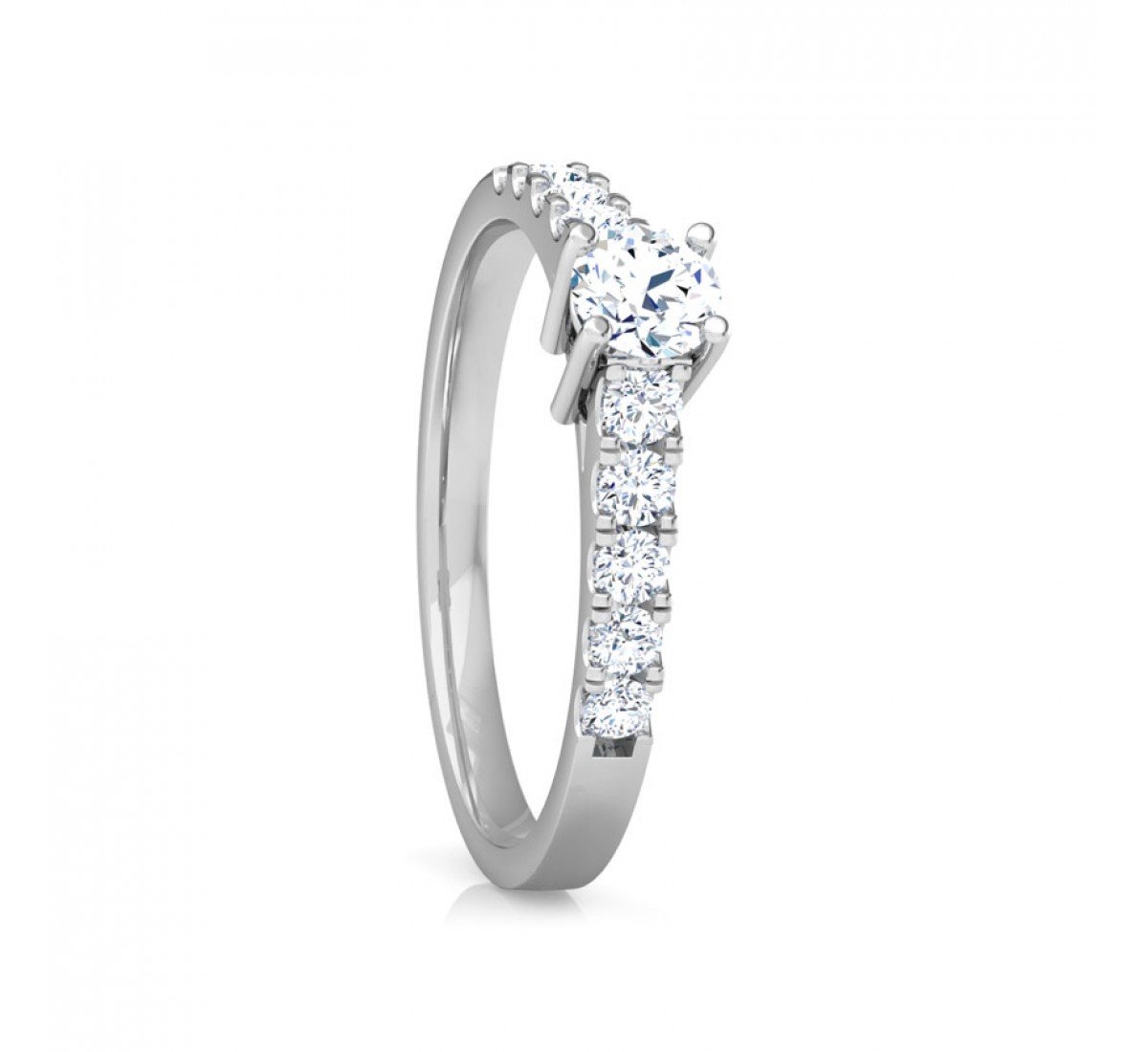 Ambrosia Solitaire Diamond Ring