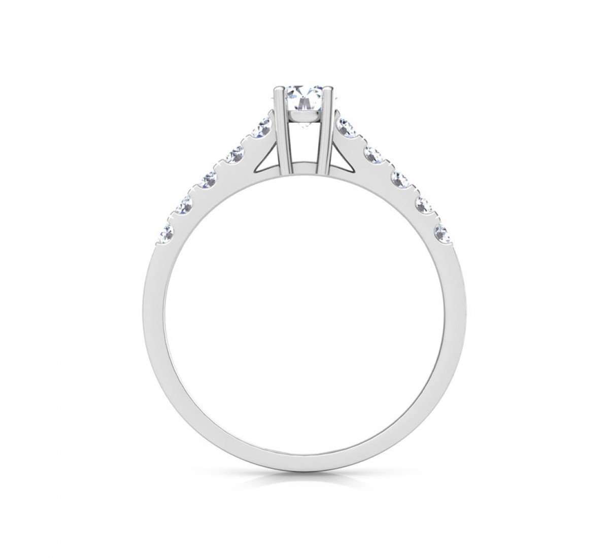 Ambrosia Solitaire Diamond Ring