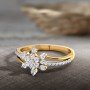 Opulent Shimmer Diamond Ring