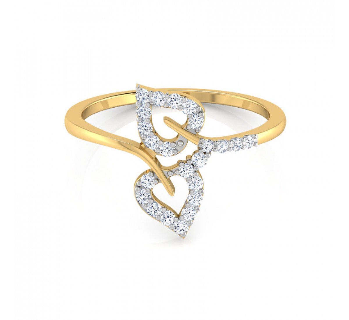 Jubilant Wave Diamond Ring