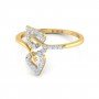 Jubilant Wave Diamond Ring