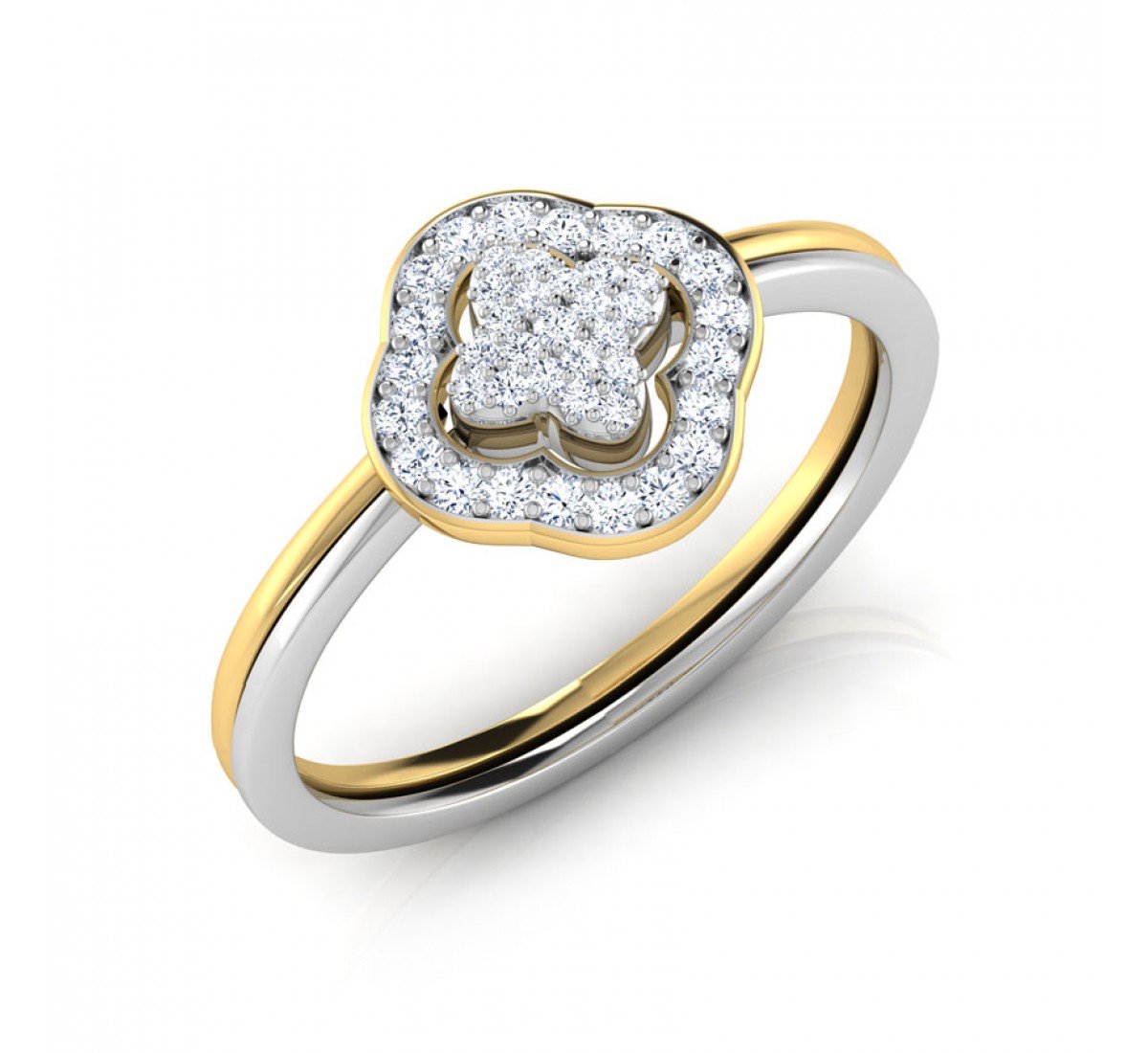 Aura Lattice Diamond Ring