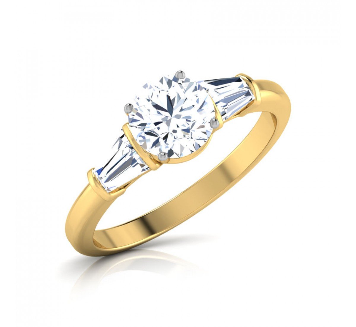 Pivotal Solitaire Diamond Ring