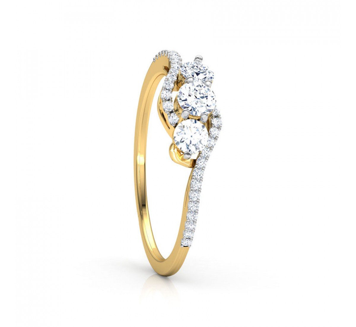 Aquarelle Solitaire Diamond Ring