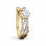 Crafted Supreme Solitaire Diamond Ring