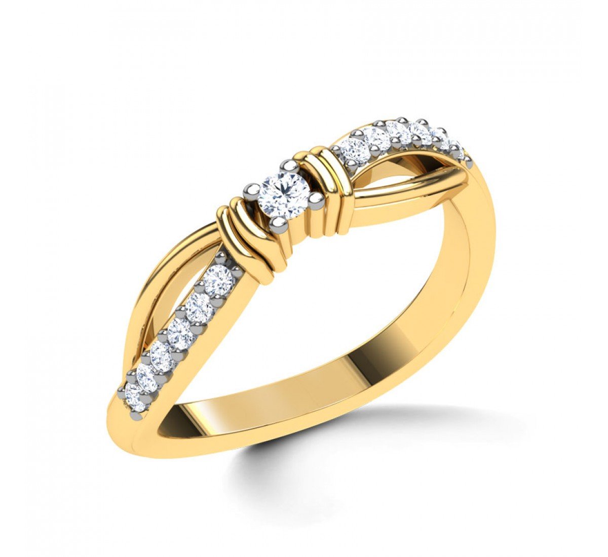 Sublime Interlink Diamond Ring