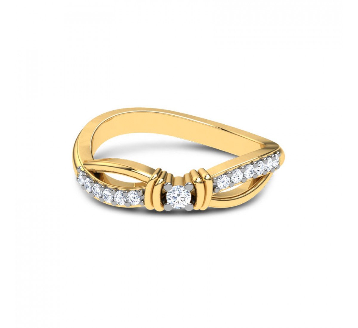 Sublime Interlink Diamond Ring