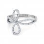 Ornate Aviate Infinity Diamond Ring