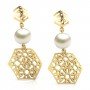 Vortexia Twain Gold Earrings