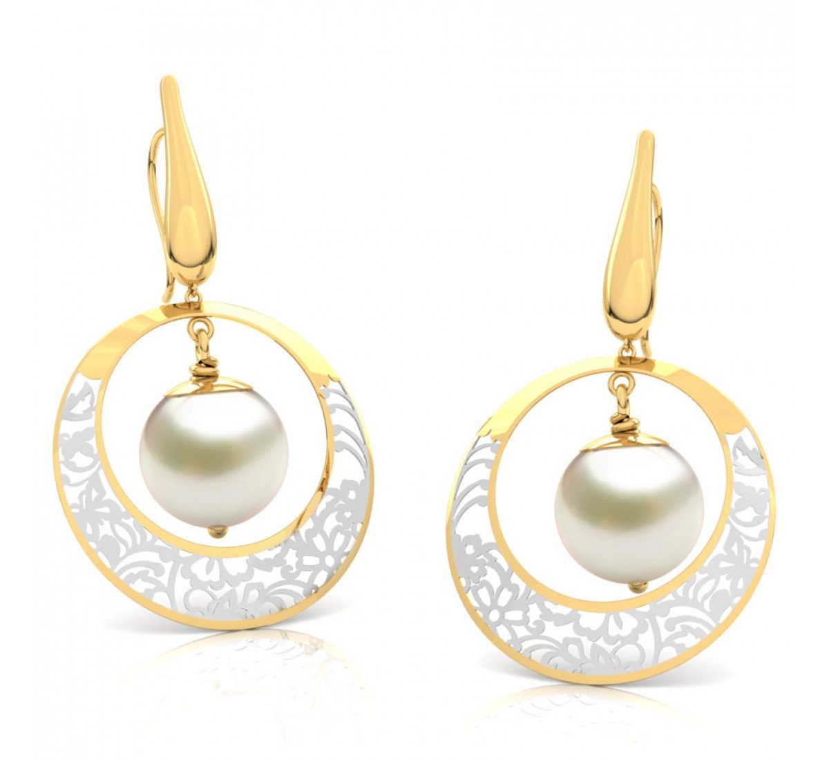 Titan Nimbus Gold Earrings