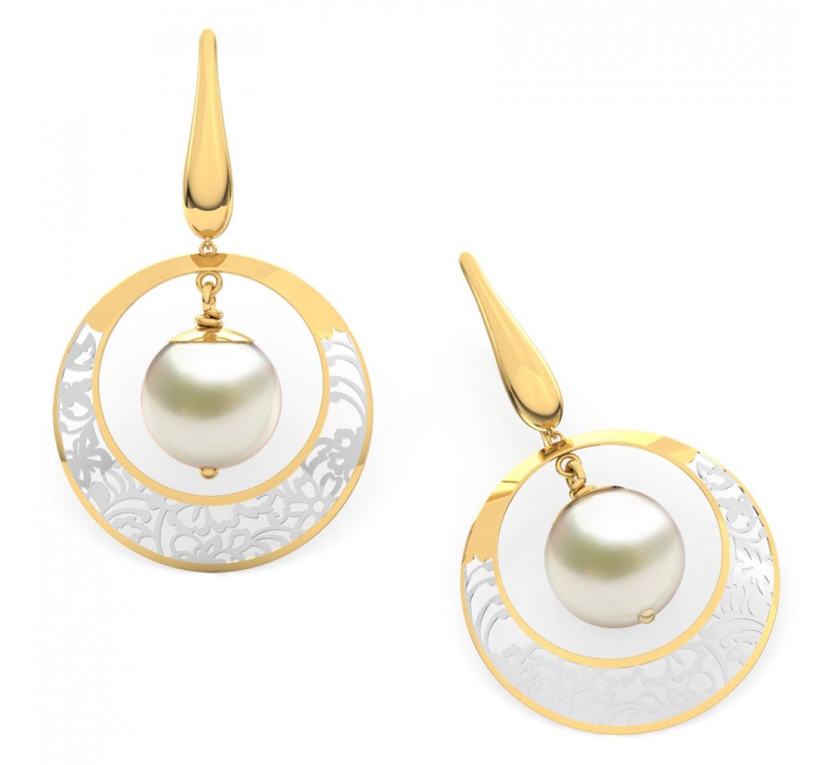 Titan Nimbus Gold Earrings