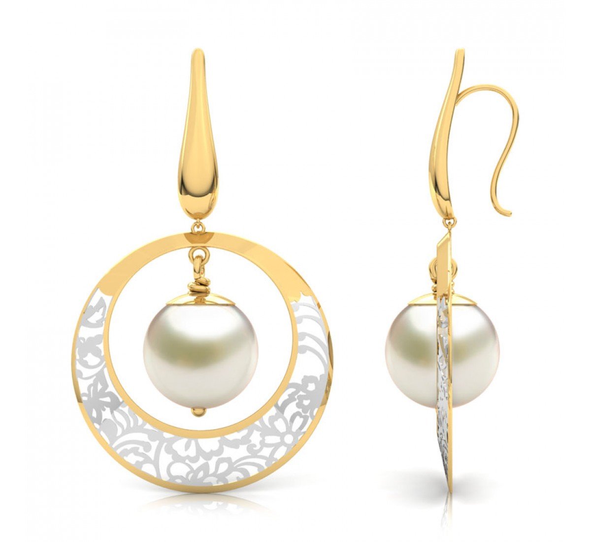 Titan Nimbus Gold Earrings