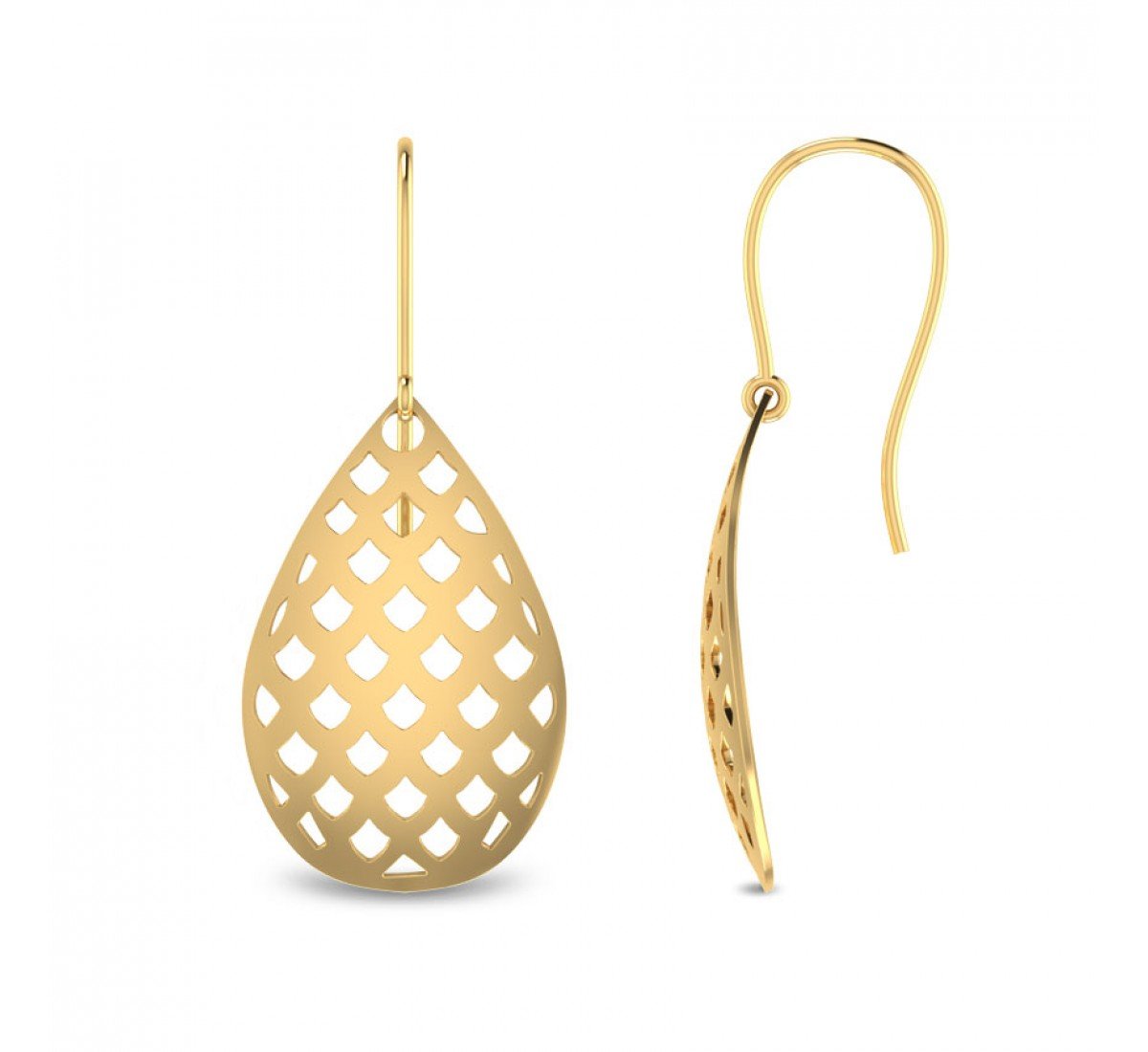 Ensoar Dhriti Gold Earrings