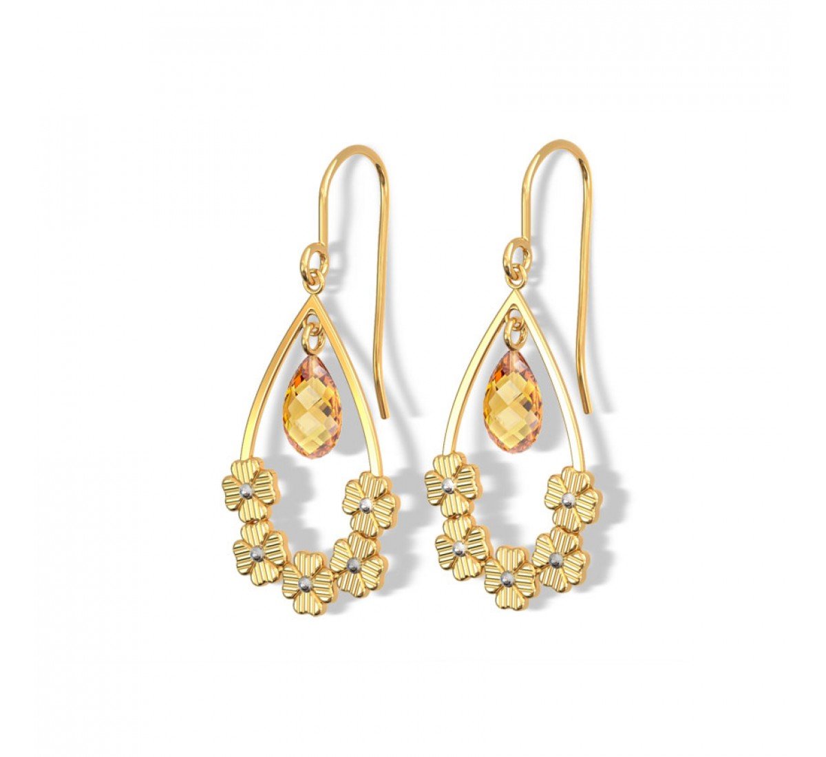 Zenara Bevan Gold Earrings