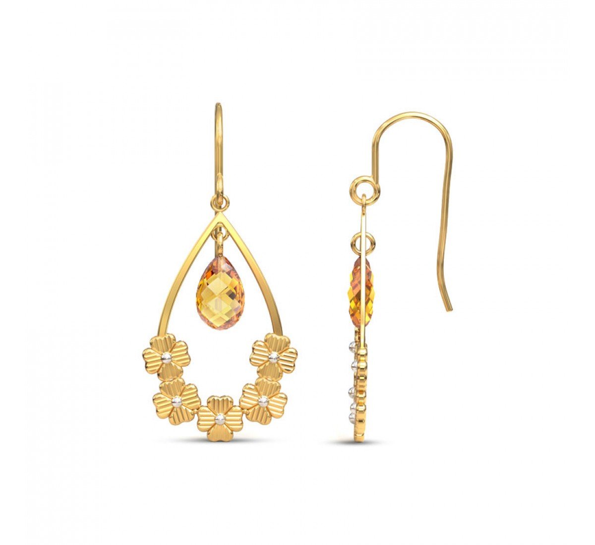 Zenara Bevan Gold Earrings