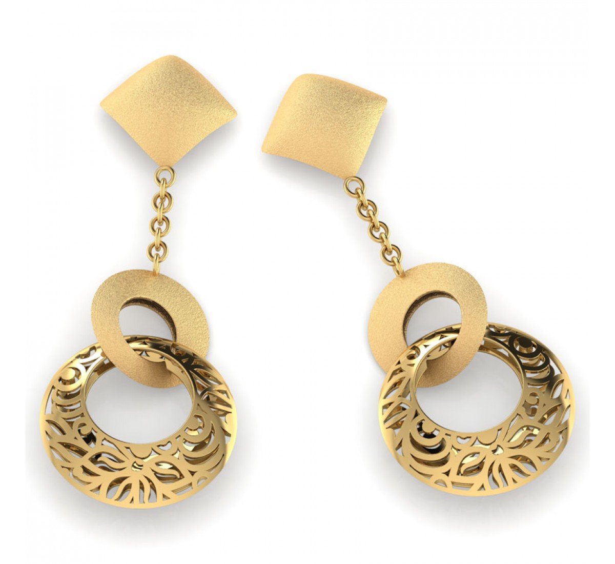 Arcane Luxor Gold Earrings