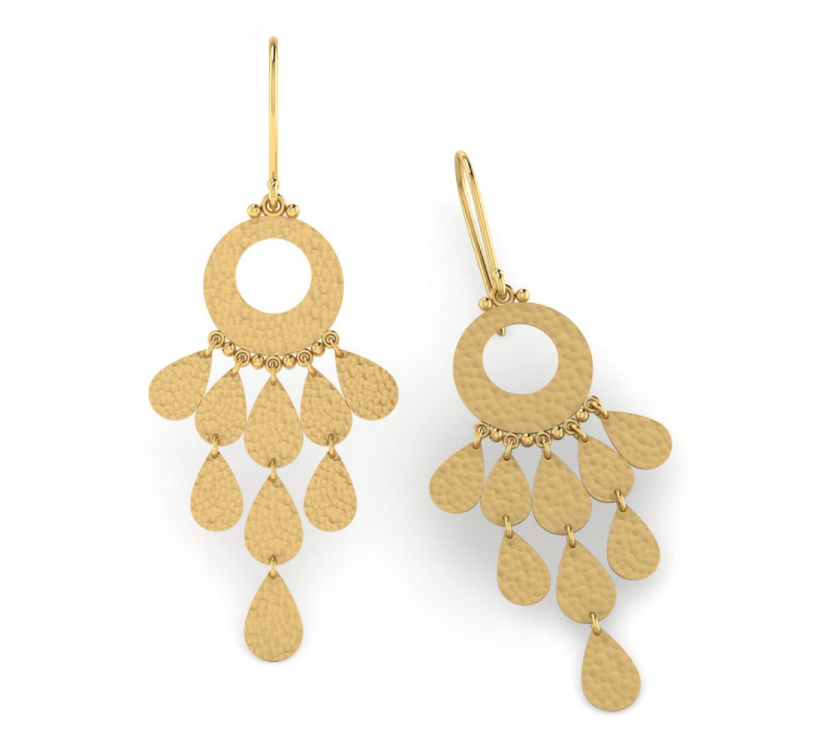 Prudence Trance Gold Earrings