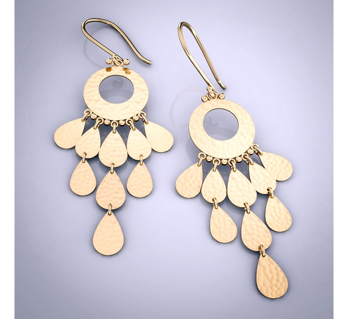 Prudence Trance Gold Earrings