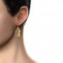 Prism Arrowhead Gold Earrings