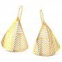 Prism Arrowhead Gold Earrings