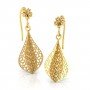 Glory Bejewelled Gold Earrings