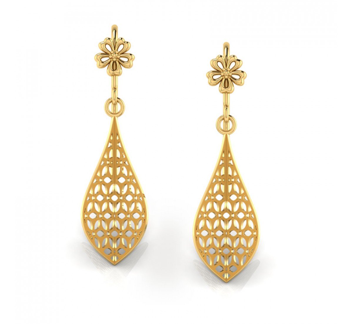 Glory Bejewelled Gold Earrings