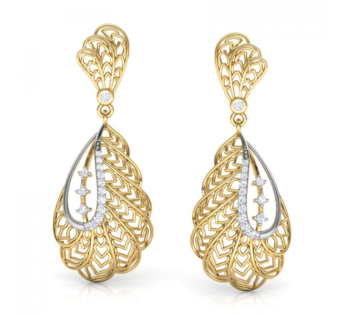 Covet Spiral Diamond Earrings