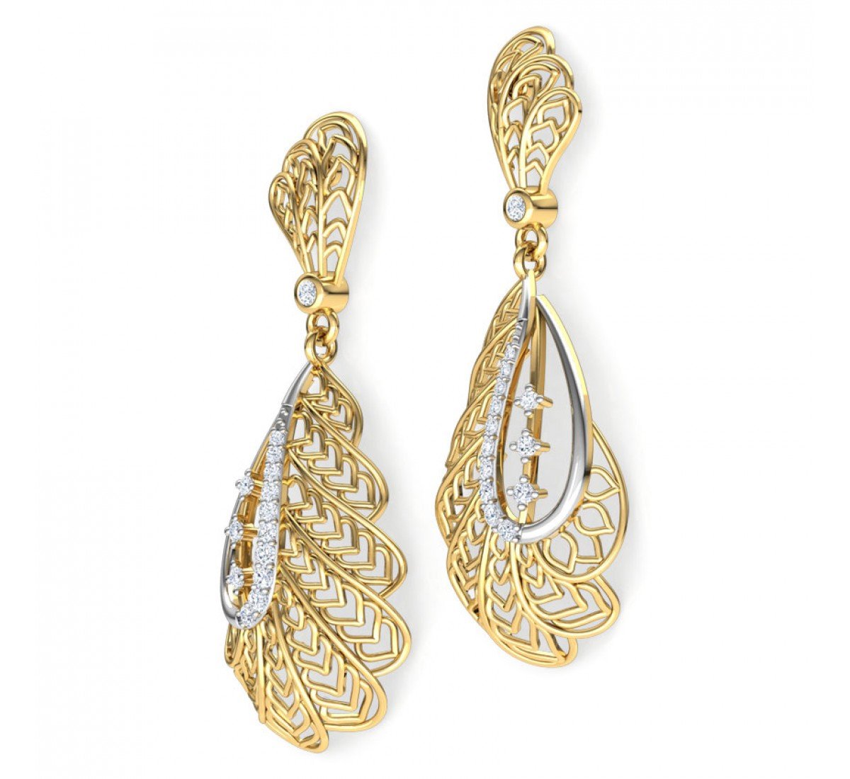 Covet Spiral Diamond Earrings