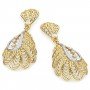 Covet Spiral Diamond Earrings