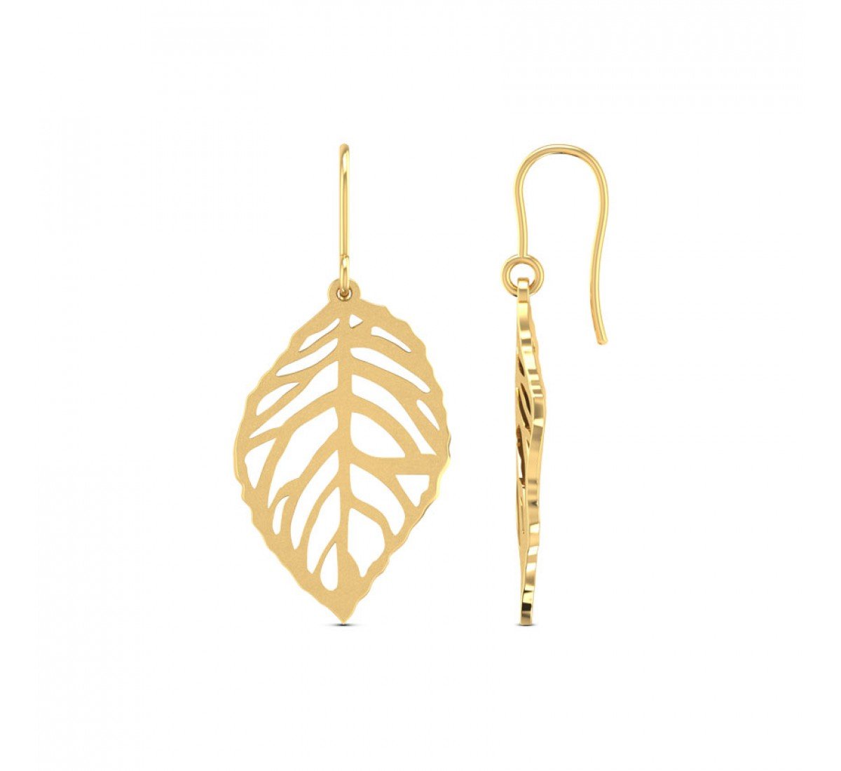 Mosaic Gaurika Gold Earrings