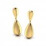 Dangling Gauhar Gold Earrings