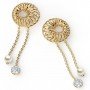 Lavinia Crescent Diamond Earrings