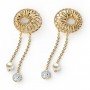 Lavinia Crescent Diamond Earrings