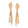 Elina Ziggurat Diamond Earrings