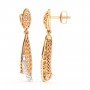 Elina Ziggurat Diamond Earrings