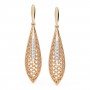 Freesia Rows Diamond Earrings