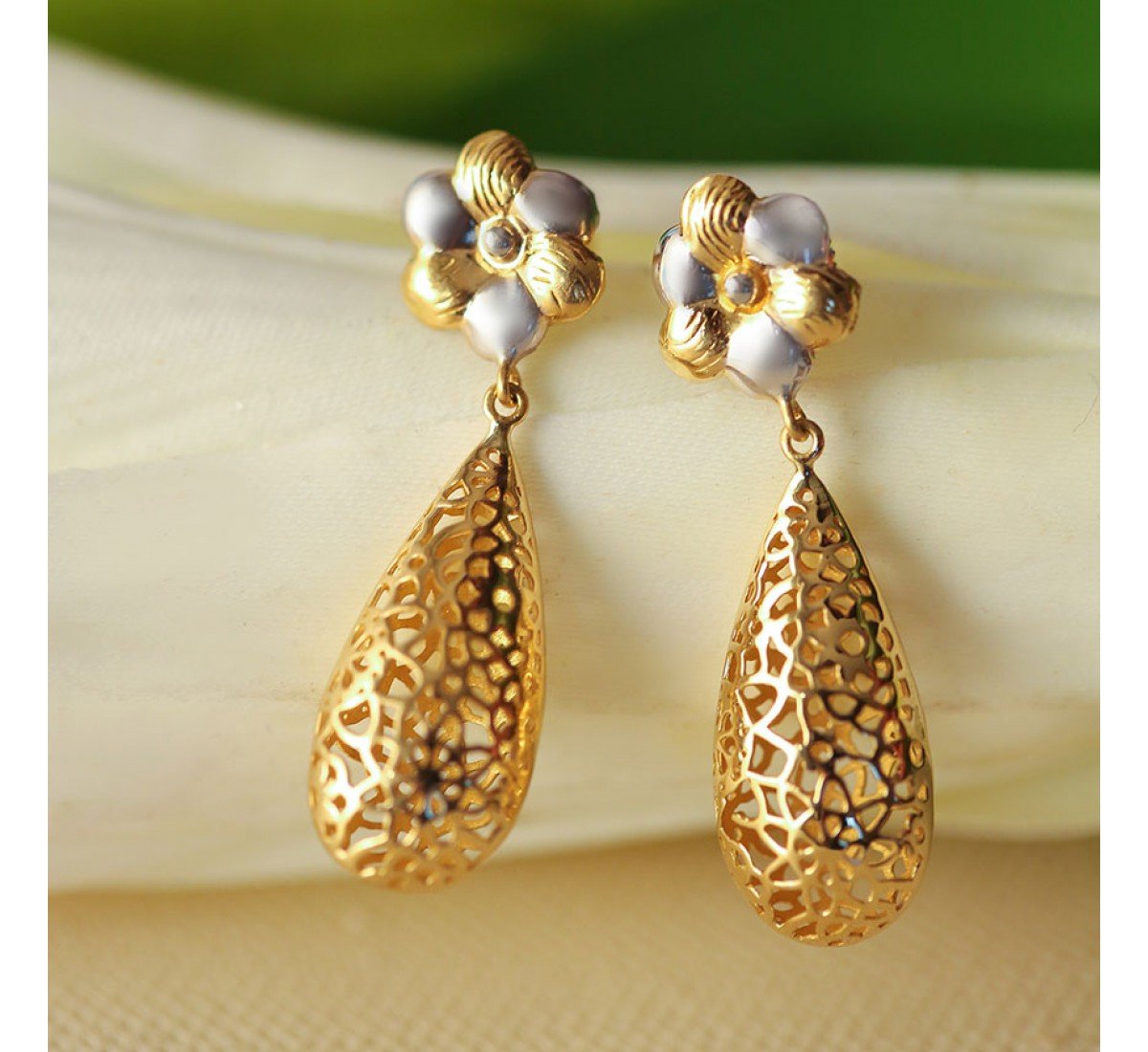 Casablanca Ornate Diamond Earrings