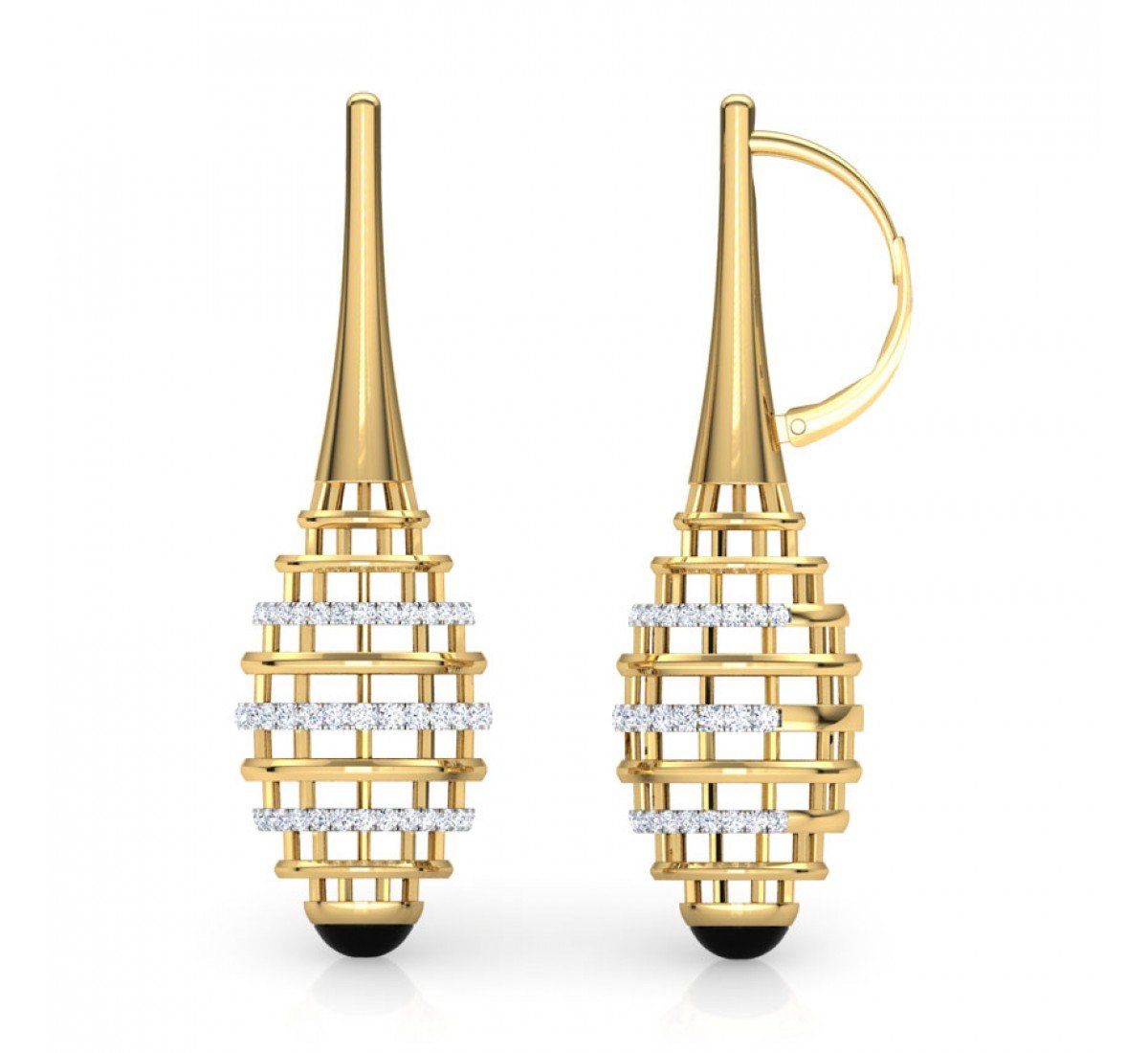 Elate Lacy Diamond Earrings