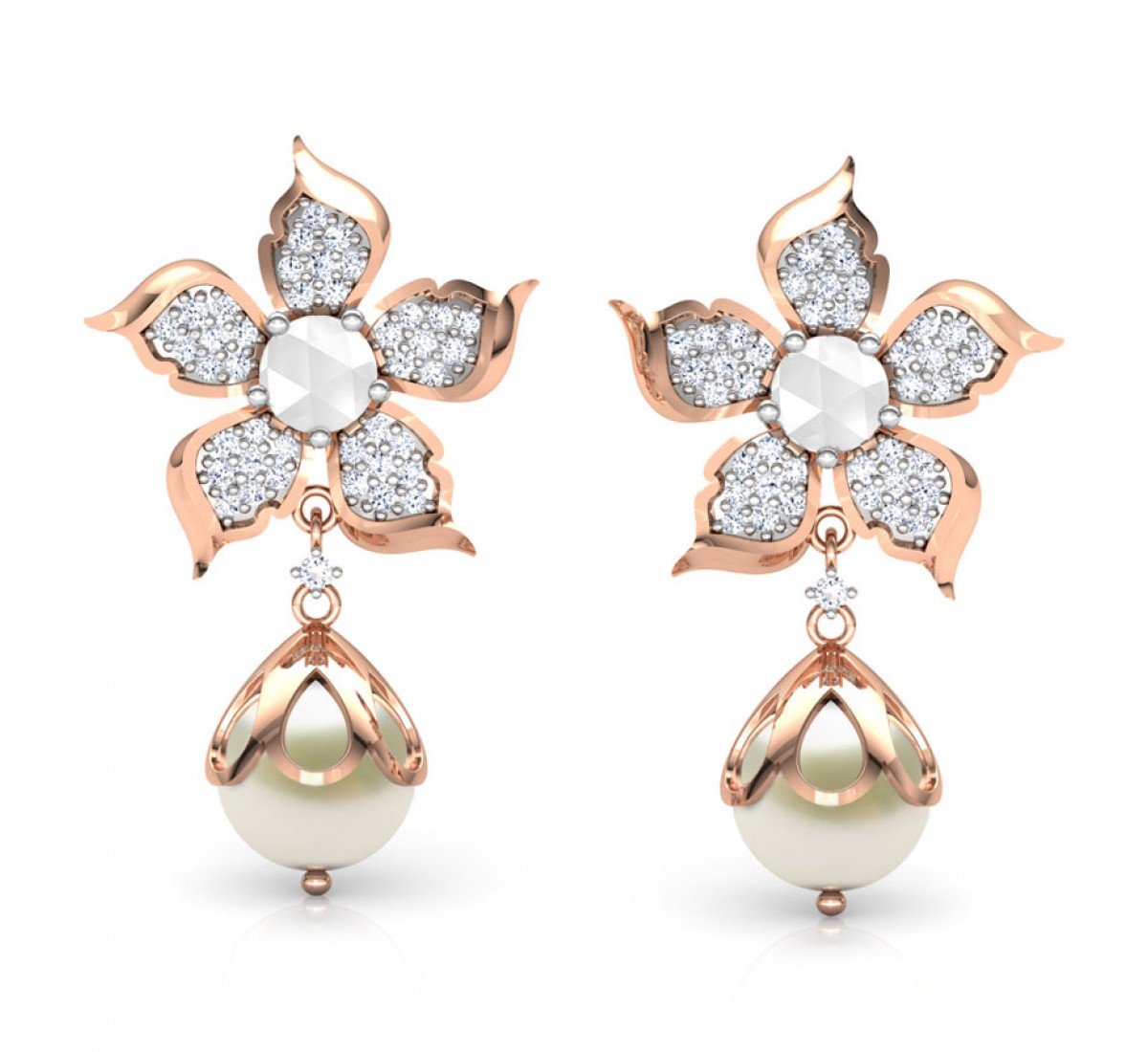 Timeless Textured Diamond Earrings