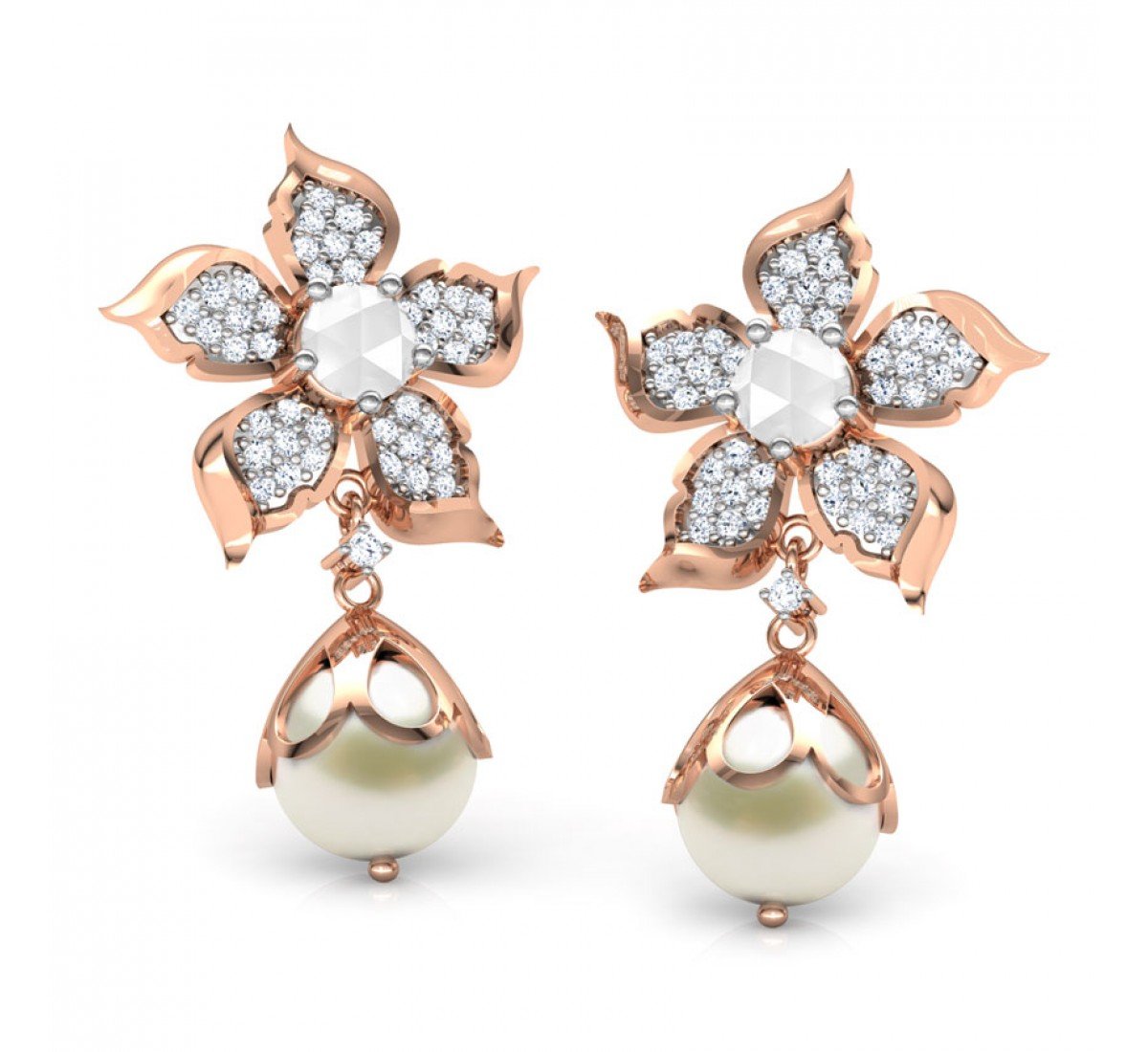 Timeless Textured Diamond Earrings