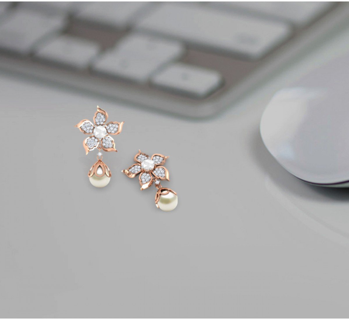 Timeless Textured Diamond Earrings