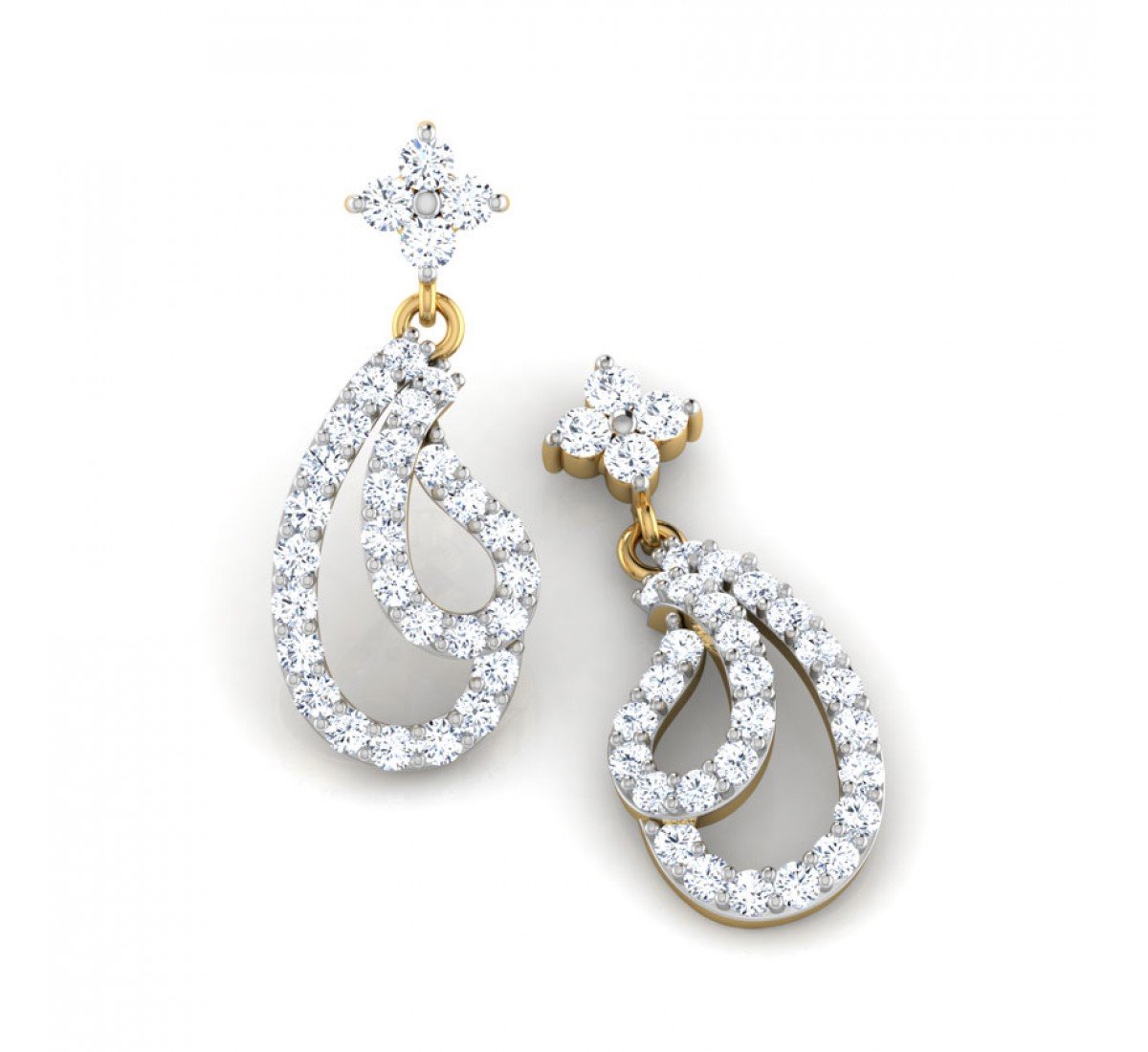 Prosper Fedora Diamond Earrings