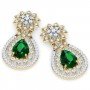 Cabriole Sparkle Diamond Earrings