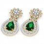 Cabriole Sparkle Diamond Earrings