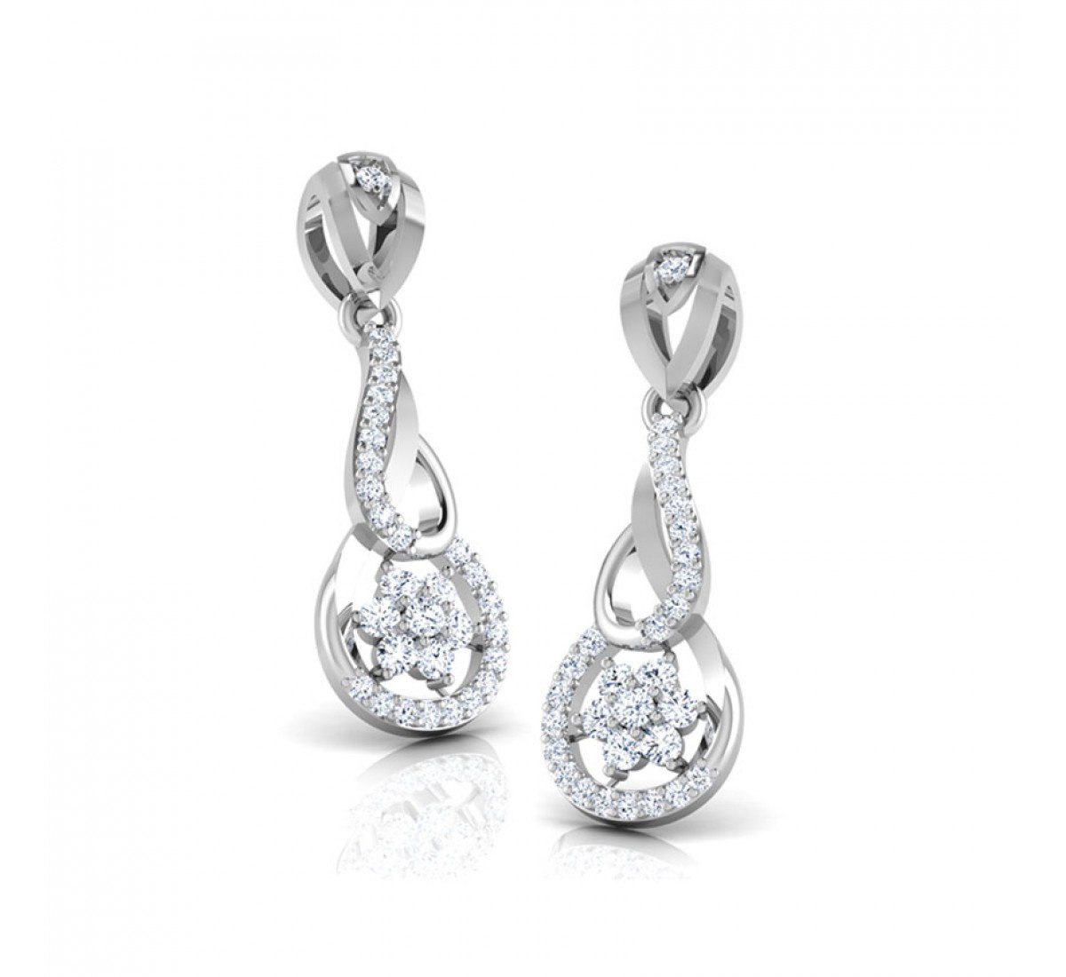 Flickering Alpine Diamond Earrings