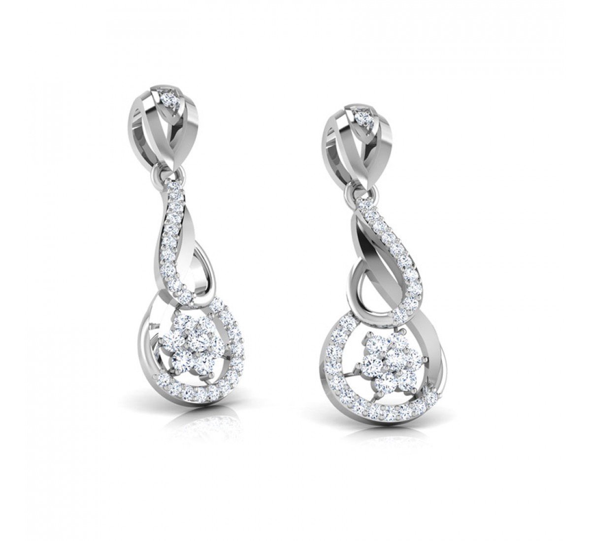 Flickering Alpine Diamond Earrings