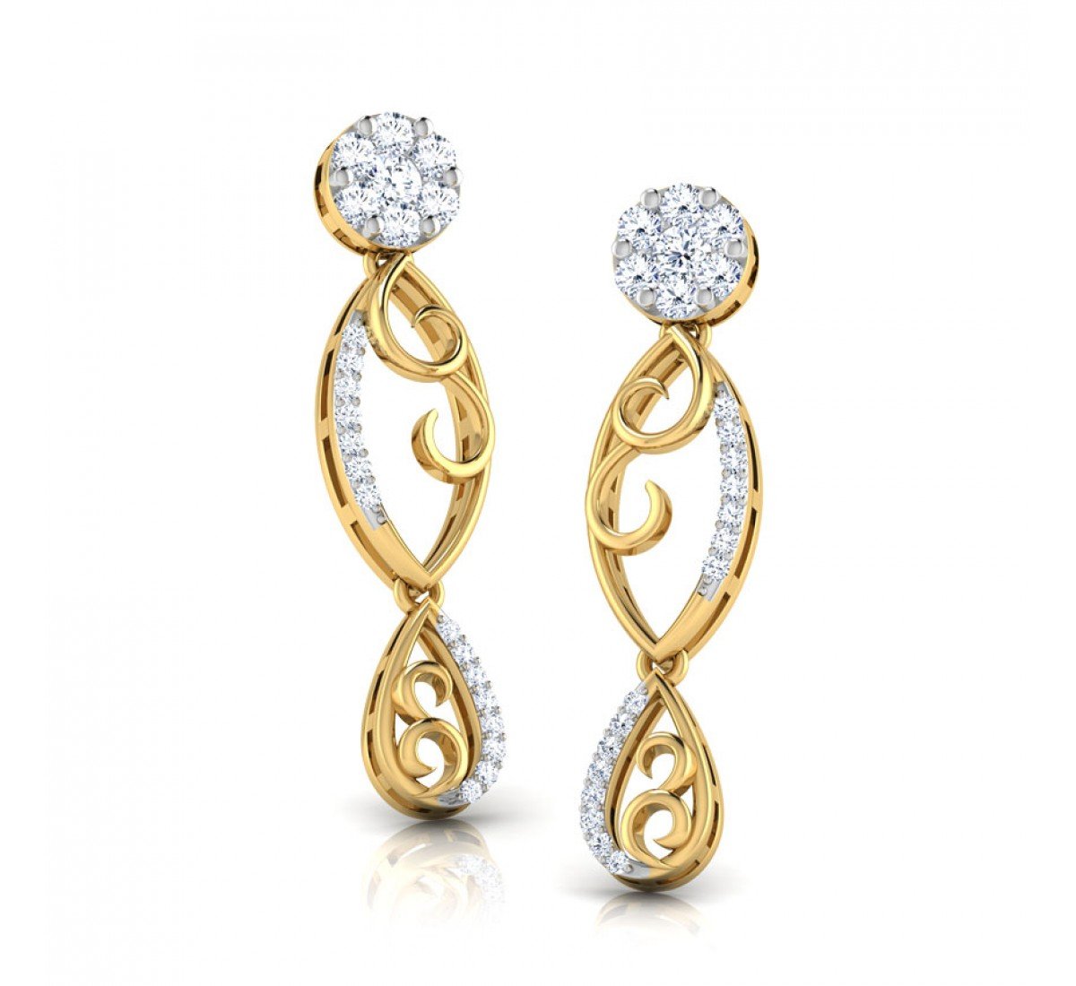 Whimsify Venero Diamond Earrings